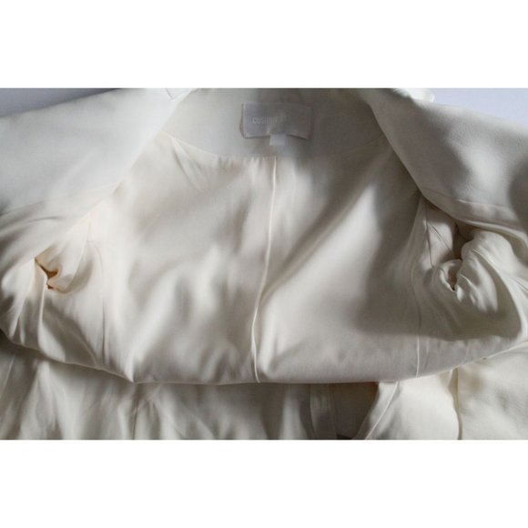 Cushnie et Ochs Woven Soft White Blazer Size 2 - Picture 7 of 9
